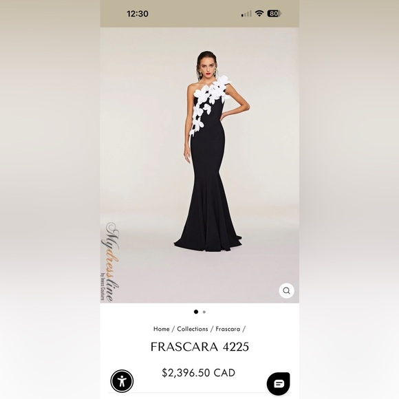 Frascara evening gown - Picture 1 of 3